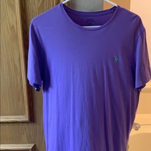 Purple polo tee shirt